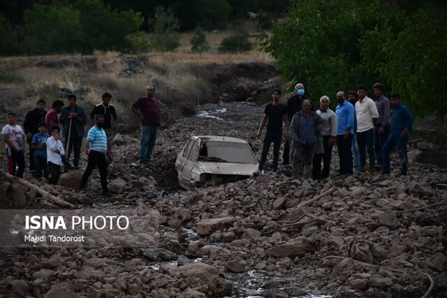 خسارت ۷ میلیاردی سیل به روستای “هاسون بزرگ” در ماکو