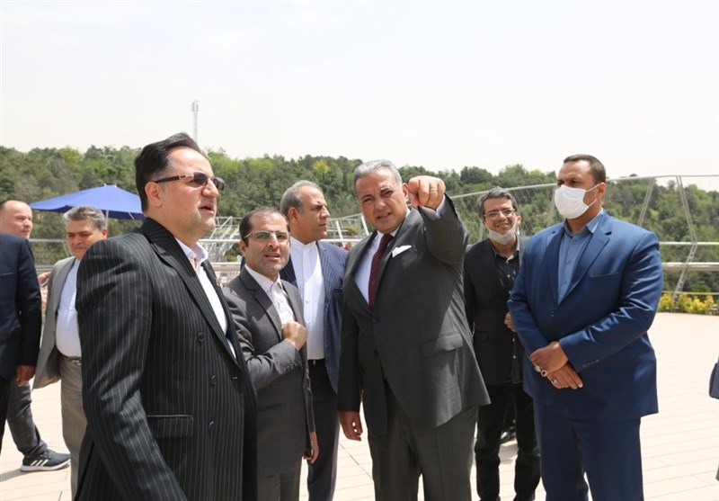بازدید وزیر فرهنگ لبنان از منطقه فرهنگی و گردشگری عباس‌آباد