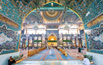 آذین بندی کربلا در آستانه میلاد امام رضا (ع)