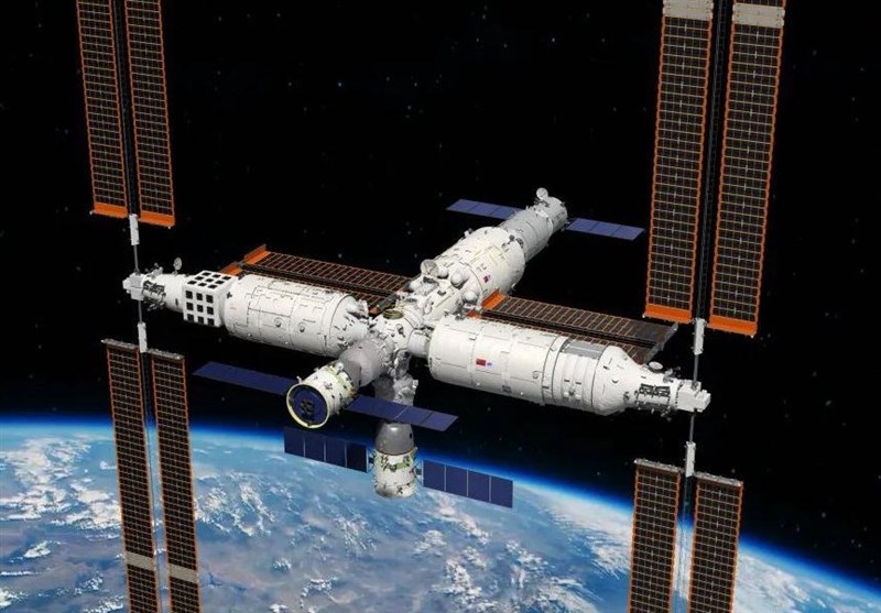 فیلم راهپیمایی فضایی فضانوردان فضاپیمای Shenzhou-14 چین