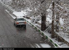 تردد در محورهای کوهستانی بدون زنجیر چرخ ممنوع است