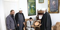 مسئولان اوقاف به عیادت استاد غلامرضا سازگار رفتند