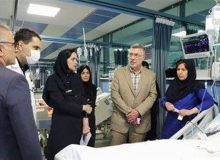 عیادت وزیر بهداشت از مجروحان حمله رژیم صهیونیستی در تهران