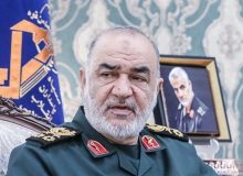 مراسم چهلمین روز شهادت سپهبد حسین سلامی برگزار شد