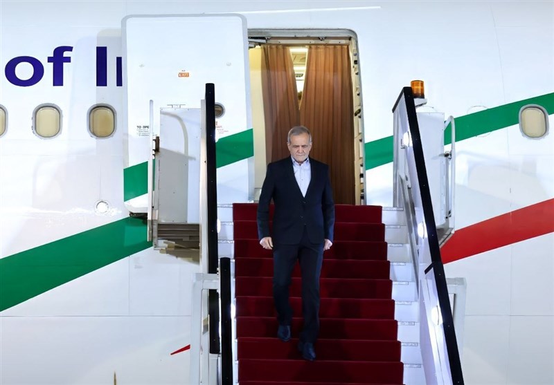 پزشکیان وارد بلاروس شد