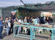 خدمت‌رسانی دانشجویان و اساتید دانشگاه شاهد به زوار کربلا
