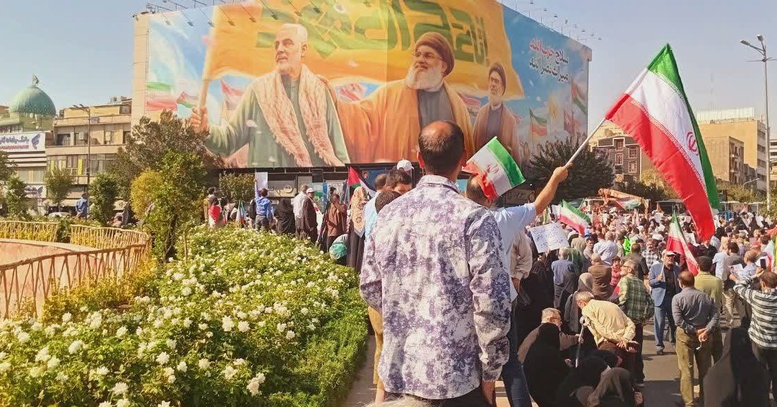 راهپیمایی مردم ولایت‌مدار تهران در حمایت از مردم مظلوم غزه