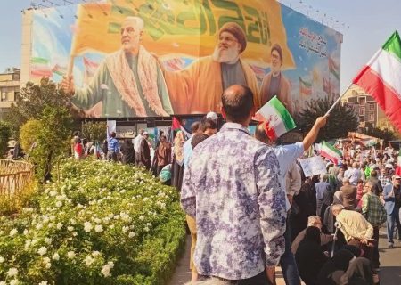 راهپیمایی مردم ولایتمدار تهران در حمایت از مردم مظلوم غزه